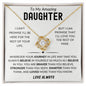 Daughter Necklace | Love Always | Love Knot