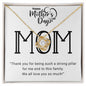 Gift for Mom | Thank You For Being Such A Strong Pillar | Love Knot Necklace