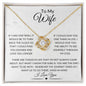 To My Wife | Love Knot Necklace
