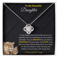To My Beautiful Daughter | Love Knot Necklace