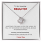 To My Amazing Daughter | Love Knot Necklace
