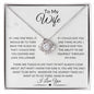 To My Wife | Love Knot Necklace