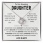 Daughter Necklace | Love Always | Love Knot