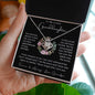 Granddaughter Necklace | Peace In The Midst of The Storm | Love Grandpa
