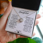 To My Beautiful Daughter | Dad | Love Knot Necklace