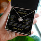 Daughter Necklace | Love Knot | Never Forget That Love You | Dad