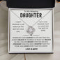 Daughter Necklace | Love Always | Love Knot