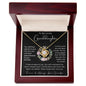 Granddaughter Necklace | Peace In The Midst of The Storm | Love Grandpa