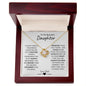 To My Beautiful Daughter | Dad | Love Knot Necklace