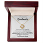 To My Smokin' Hot Soulmate | Love Knot Necklace