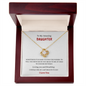 To My Amazing Daughter | Love Knot Necklace