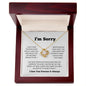 I'm Sorry | I Love You Forever & Always | Love Knot Necklace