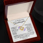 To My Beautiful Granddaughter - Always - Love Knot Necklace