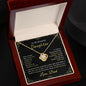 Daughter Necklace | Love Knot | Never Forget That Love You | Dad