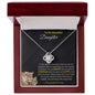 To My Beautiful Daughter | Love Knot Necklace