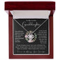 Granddaughter Necklace | Peace In The Midst of The Storm | Love Grandpa