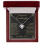 Granddaughter Necklace | Stand Firm In The Faith | Brave | Strong | Smart