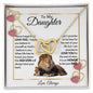 Happy Valentine's Day | This Old Lion Love You Daughter| Interlocking Hearts