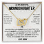 Granddaughter Necklace | Love Gram |Interlocking Hearts