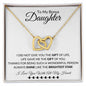 Bonus Daughter Necklace | Interlocking Hearts