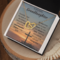 To My Lovely Granddaughter | Interlocking Hearts Necklace