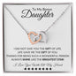 Bonus Daughter Necklace | Interlocking Hearts