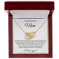 Gift for Mom | You Gave Me The Confidence That I Needed | Interlocking Hearts Necklace