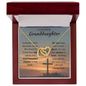 To My Lovely Granddaughter | Interlocking Hearts Necklace
