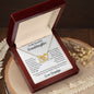 Granddaughter Necklace | Interlocking Hearts | Fearfully and Wonderfully Made | Brave | Strong| Smart | Loved