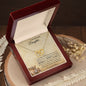 To My Lovely Daughter | Interlocking Hearts Necklace