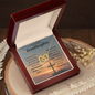 To My Lovely Granddaughter | Interlocking Hearts Necklace