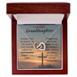 To My Lovely Granddaughter | Interlocking Hearts Necklace