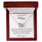 Gift for Mom | You Gave Me The Confidence That I Needed | Interlocking Hearts Necklace