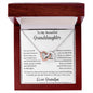 Granddaughter Necklace | Interlocking Hearts | Fearfully and Wonderfully Made | Brave | Strong| Smart | Loved