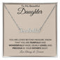 Daughter - Fearfully and Wonderfully Made | Personalize Name Necklace| Up To 10 Characters