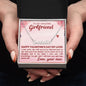 Happy Valentine's Day | To My Amazing Girlfriend | Personalized Name Necklace