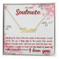Happy Valentine's Day | My Love For You Will Never Dry Up | Personalized Name Necklace