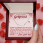 Happy Valentine's Day | To My Amazing Girlfriend | Personalized Name Necklace