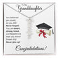 Believed She Could, So She Did | Granddaughter |Graduation | Personalized Vertical Name Necklace