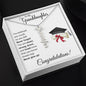 Believed She Could, So She Did | Granddaughter |Graduation | Personalized Vertical Name Necklace