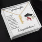 Believed She Could, So She Did | Granddaughter |Graduation | Personalized Vertical Name Necklace