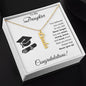 She Believed She Could, So She Did | Graduation | Personalized Vertical Name Necklace