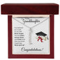 Believed She Could, So She Did | Granddaughter |Graduation | Personalized Vertical Name Necklace