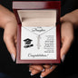 She Believed She Could, So She Did | Graduation | Personalized Vertical Name Necklace