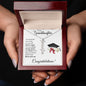 Believed She Could, So She Did | Granddaughter |Graduation | Personalized Vertical Name Necklace