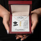 She Believed She Could, So She Did | Graduation | Personalized Vertical Name Necklace