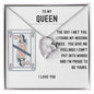 Happy Valentine's Day | My Queen | Forever Love Necklace