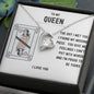 Happy Valentine's Day | My Queen | Forever Love Necklace