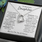 To My Lovely Daughter | Forever Love Necklace