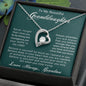 Granddaughter Necklace | Be Strong and Courageous | Hope In The Lord | Love Grandma